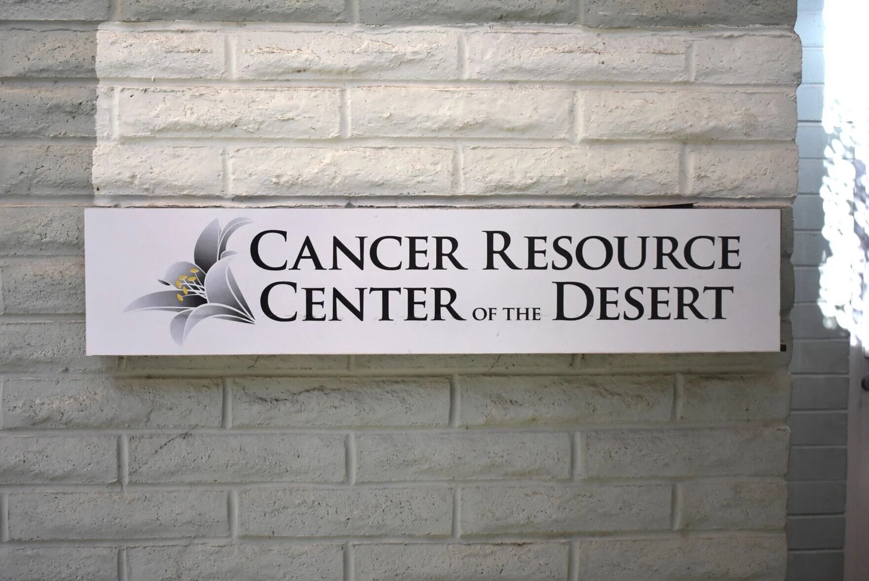 Cancer Resource Center Of The Desert Sign